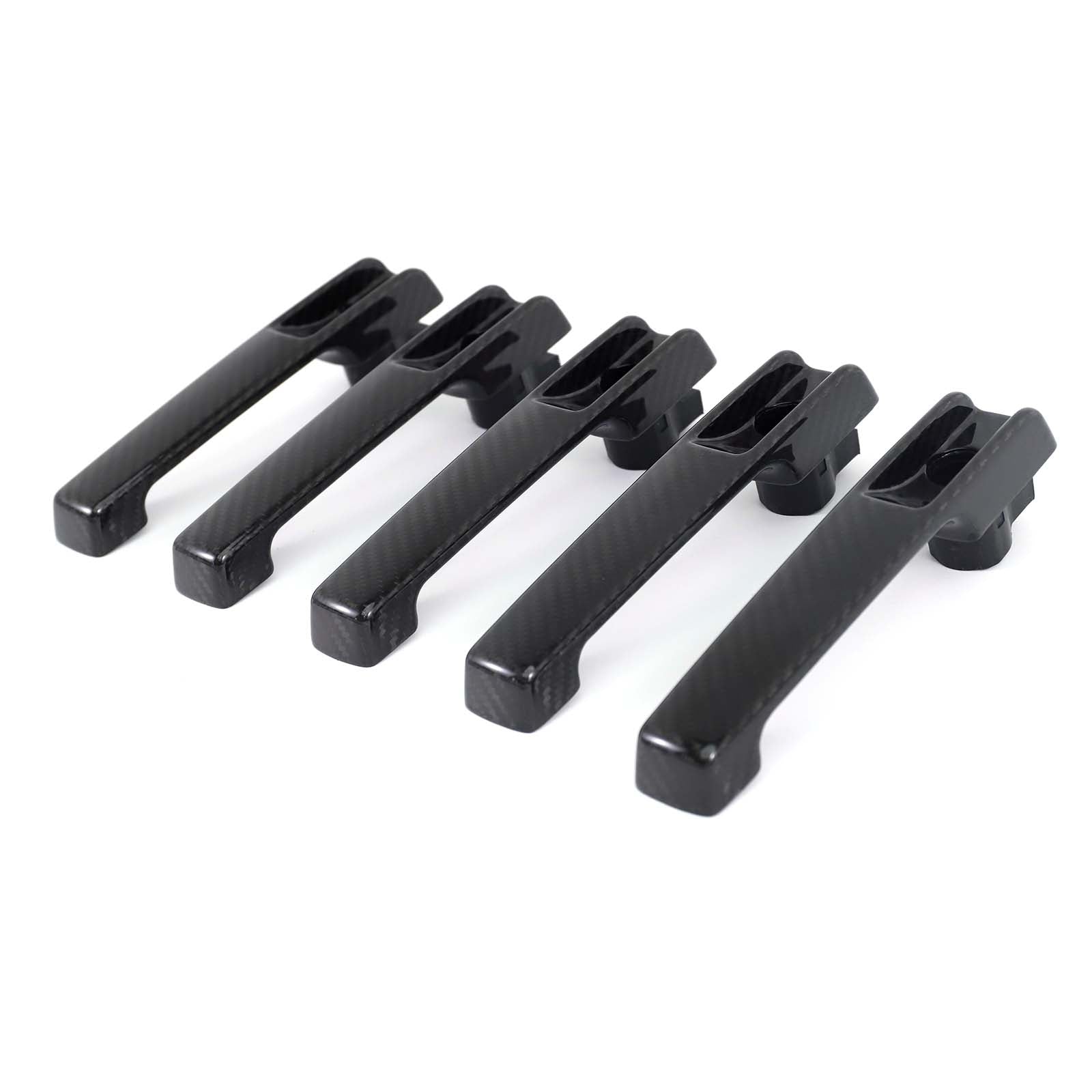 5PCS Carbon Fiber Door Handle Cover Trim Pour Benz G Class W463A W464 2019-2023