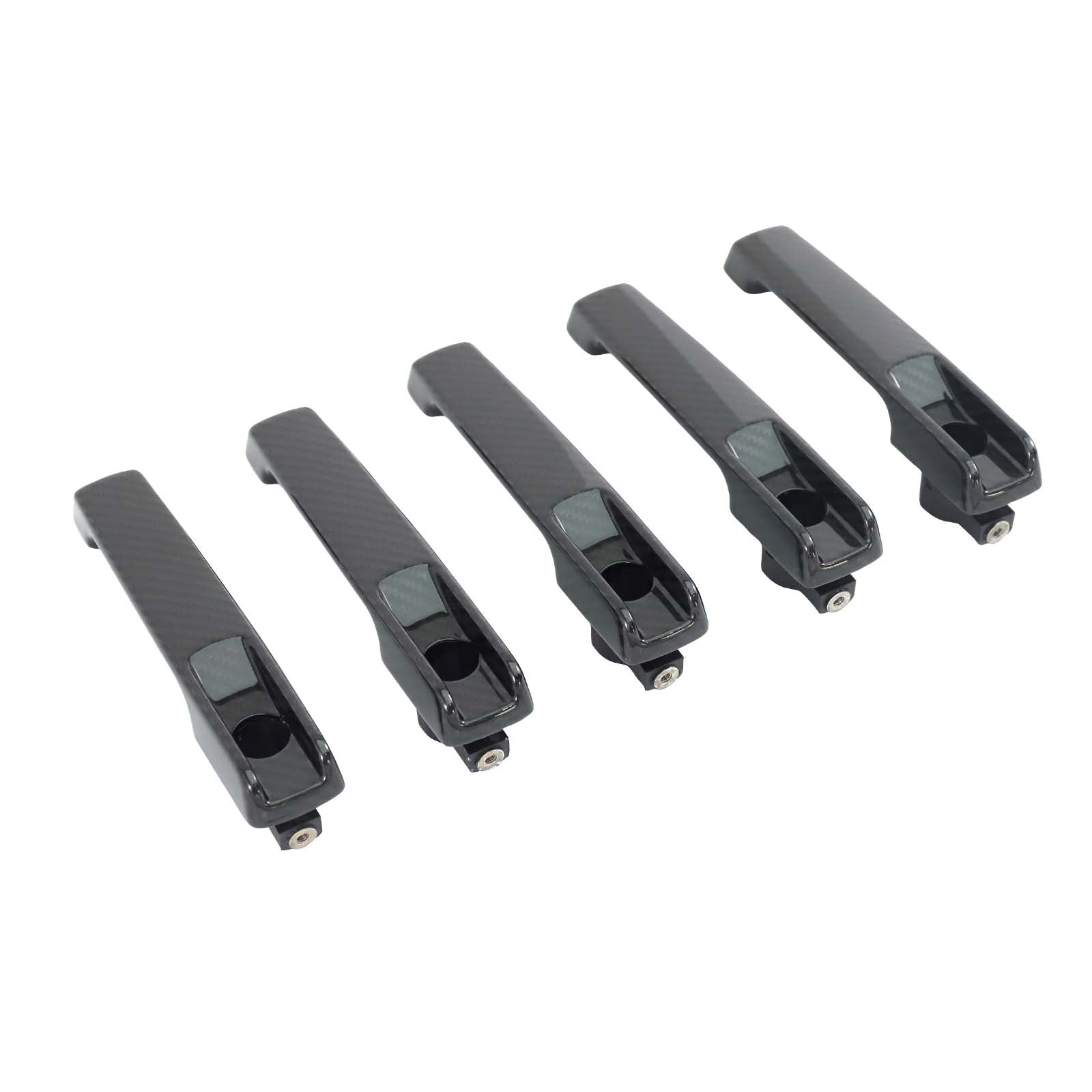 5PCS Carbon Fiber Door Handle Cover Trim Pour Benz G Class W463A W464 2019-2023