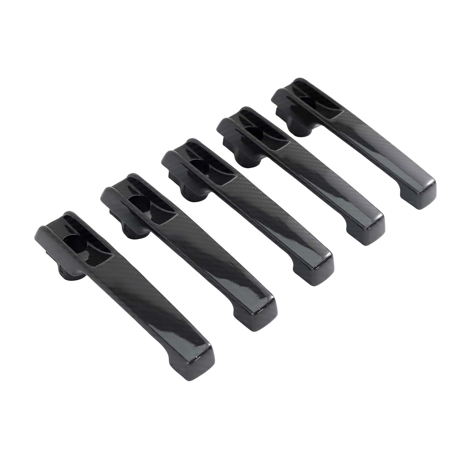 5PCS Carbon Fiber Door Handle Cover Trim Pour Benz G Class W463A W464 2019-2023