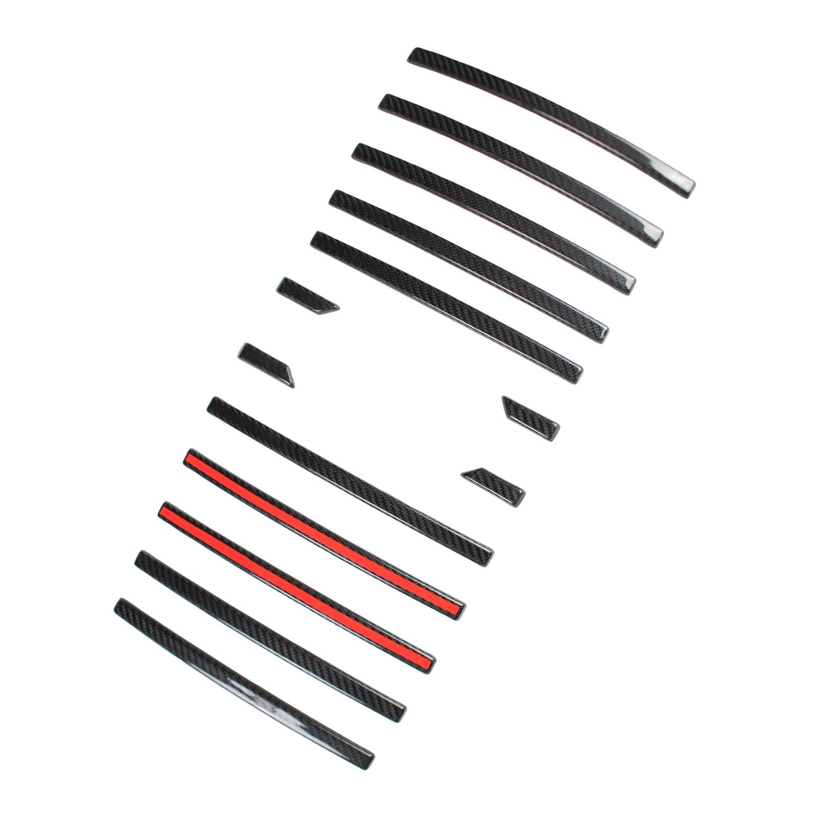 Carbon Fiber Front Grille Trim Cover Pour Mercedes G Class W464 G63 2019-2023
