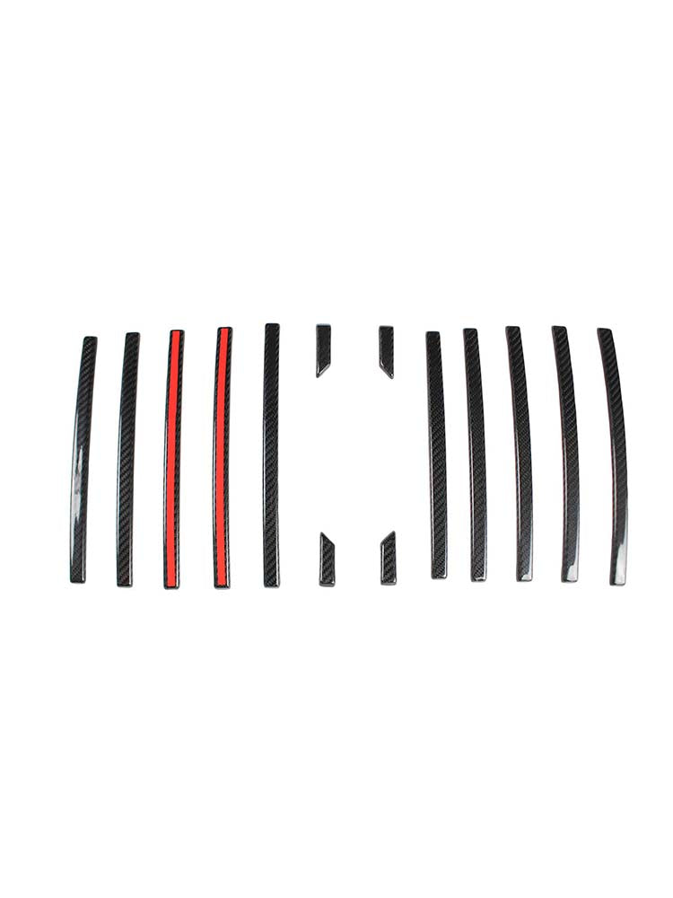 Carbon Fiber Front Grille Trim Cover Pour Mercedes G Class W464 G63 2019-2023