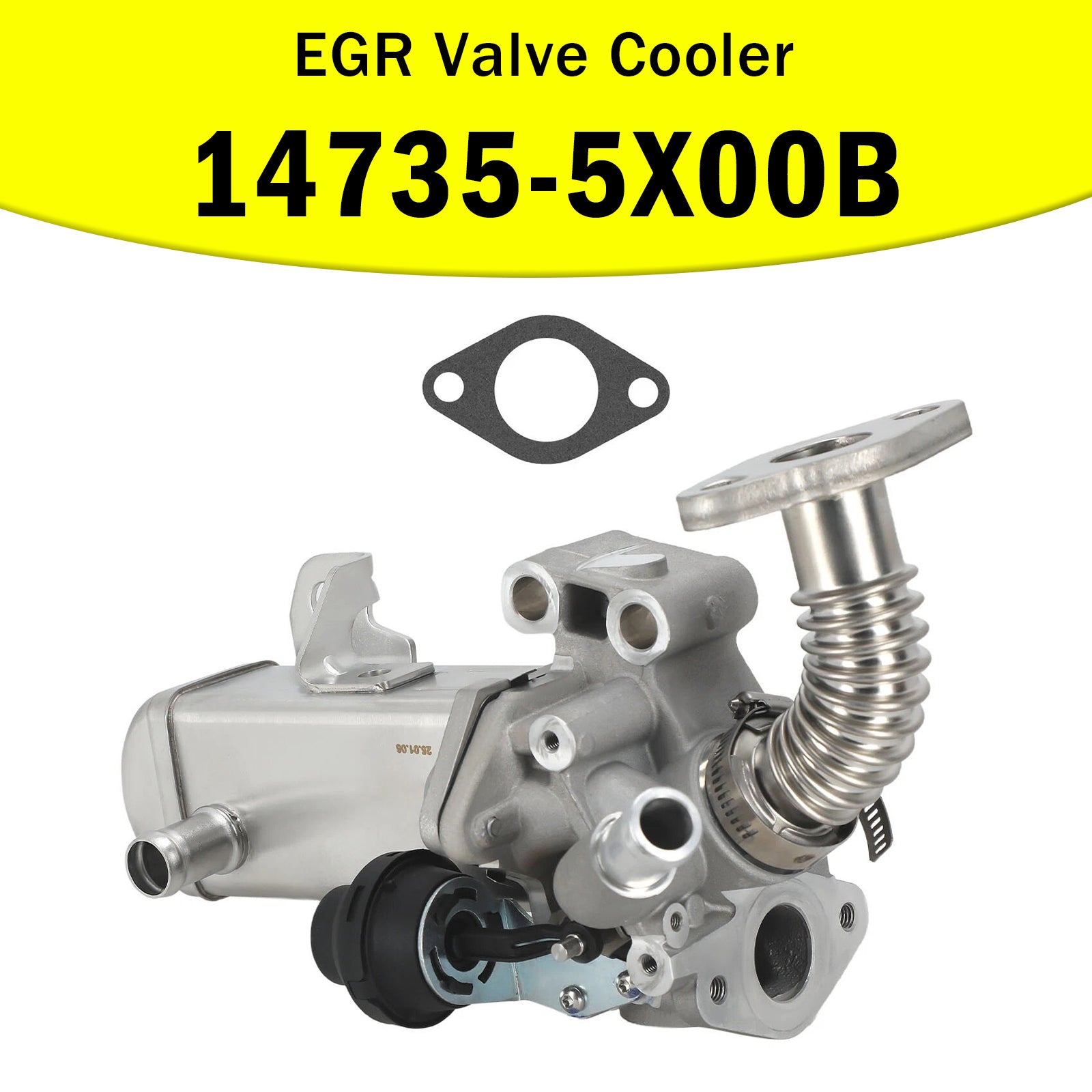 Refroidisseur vanne EGR pour Nissan R51 2.5 dCi 4WD 2010-2012 14735-5X00B