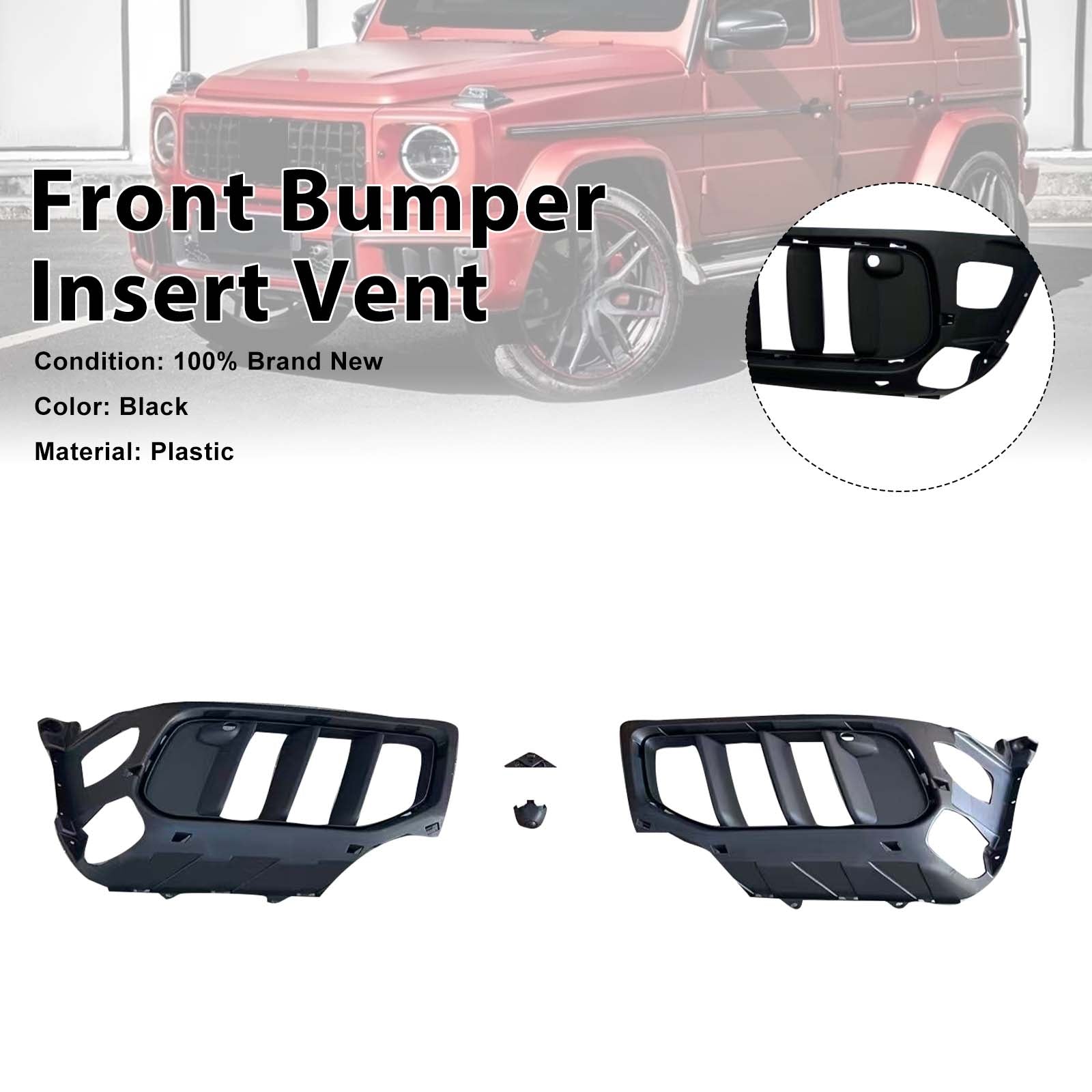 W465 Style Front Bumper Insert Vents Pour Mercedes Benz W464 G63 2019-2023
