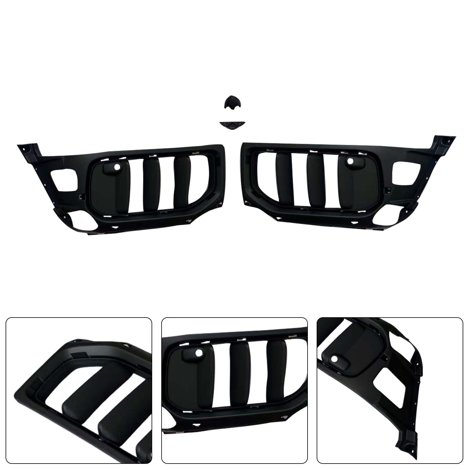 W465 Style Front Bumper Insert Vents Pour Mercedes Benz W464 G63 2019-2023