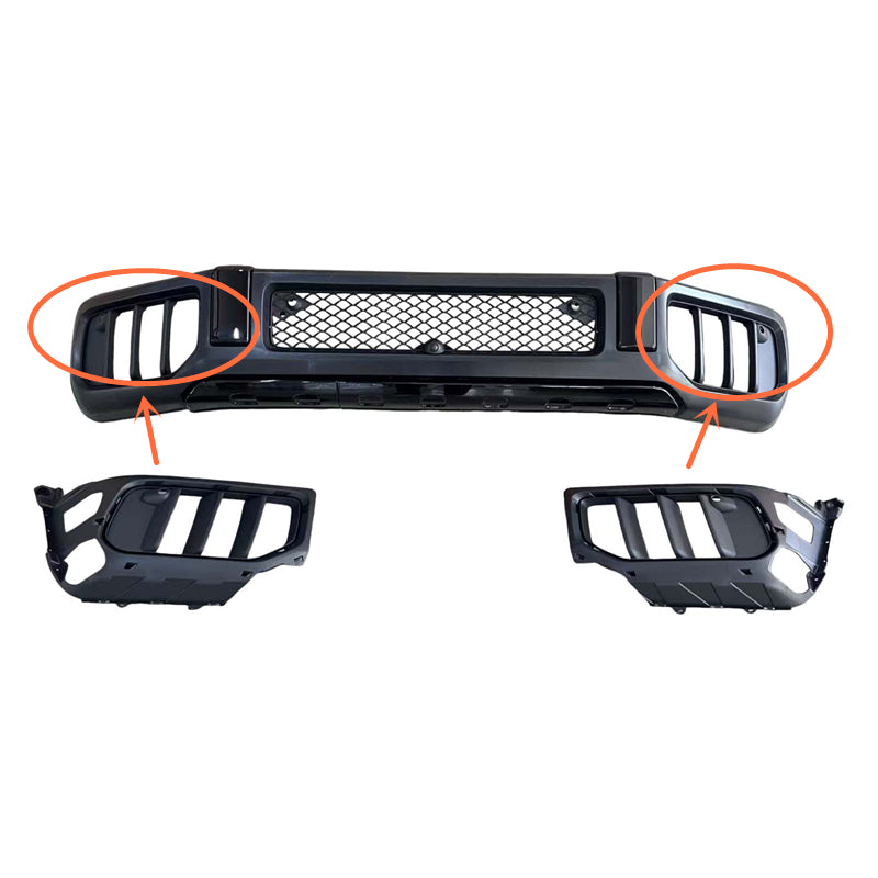 W465 Style Front Bumper Insert Vents Pour Mercedes Benz W464 G63 2019-2023