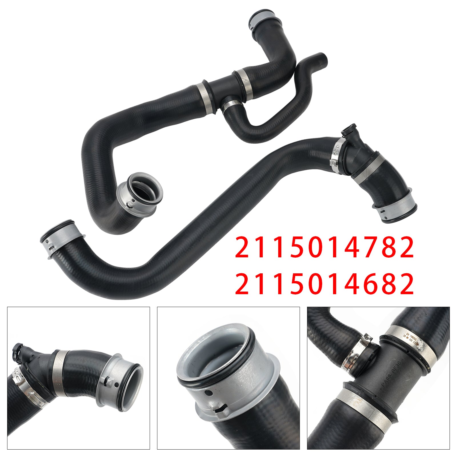 Tuyaux de Radiateur Supérieur+Inférieur Moulés Pour Mercedes S211 W211 E350 2006