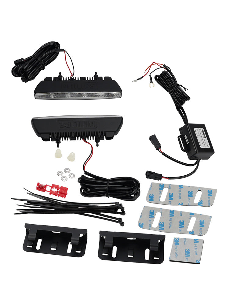 Feu jour LED Universel pour automobile 5 Puces LED 6000K Pour PHILIPS YS12810