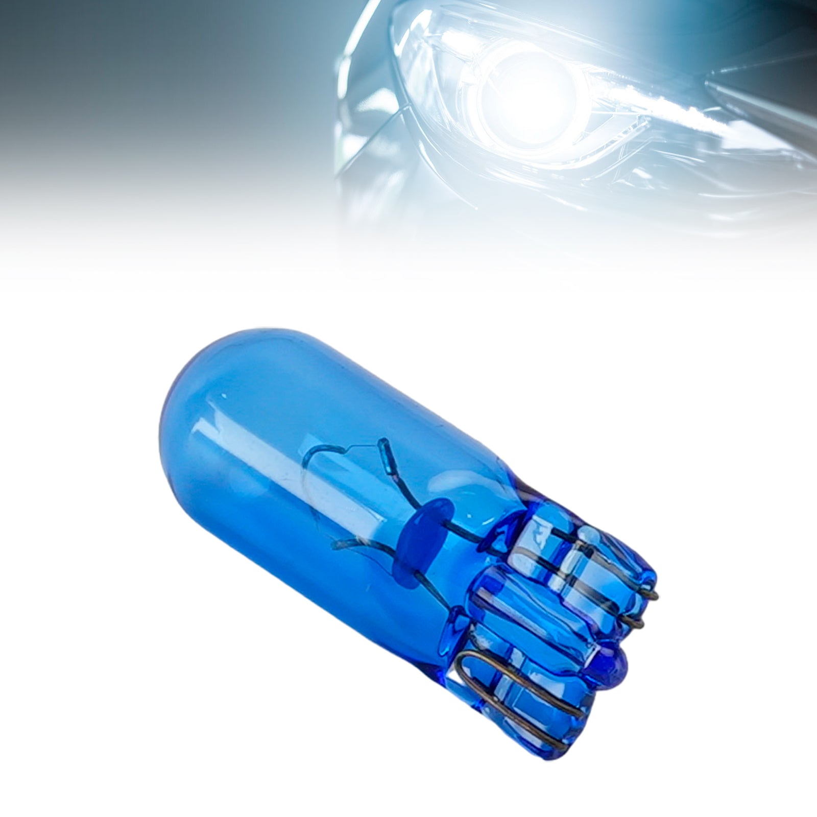 Ampoule Auxiliaire Halogène Auto W5W T10 12V 5W 4000K Pour PHILIPS YS12961BVG