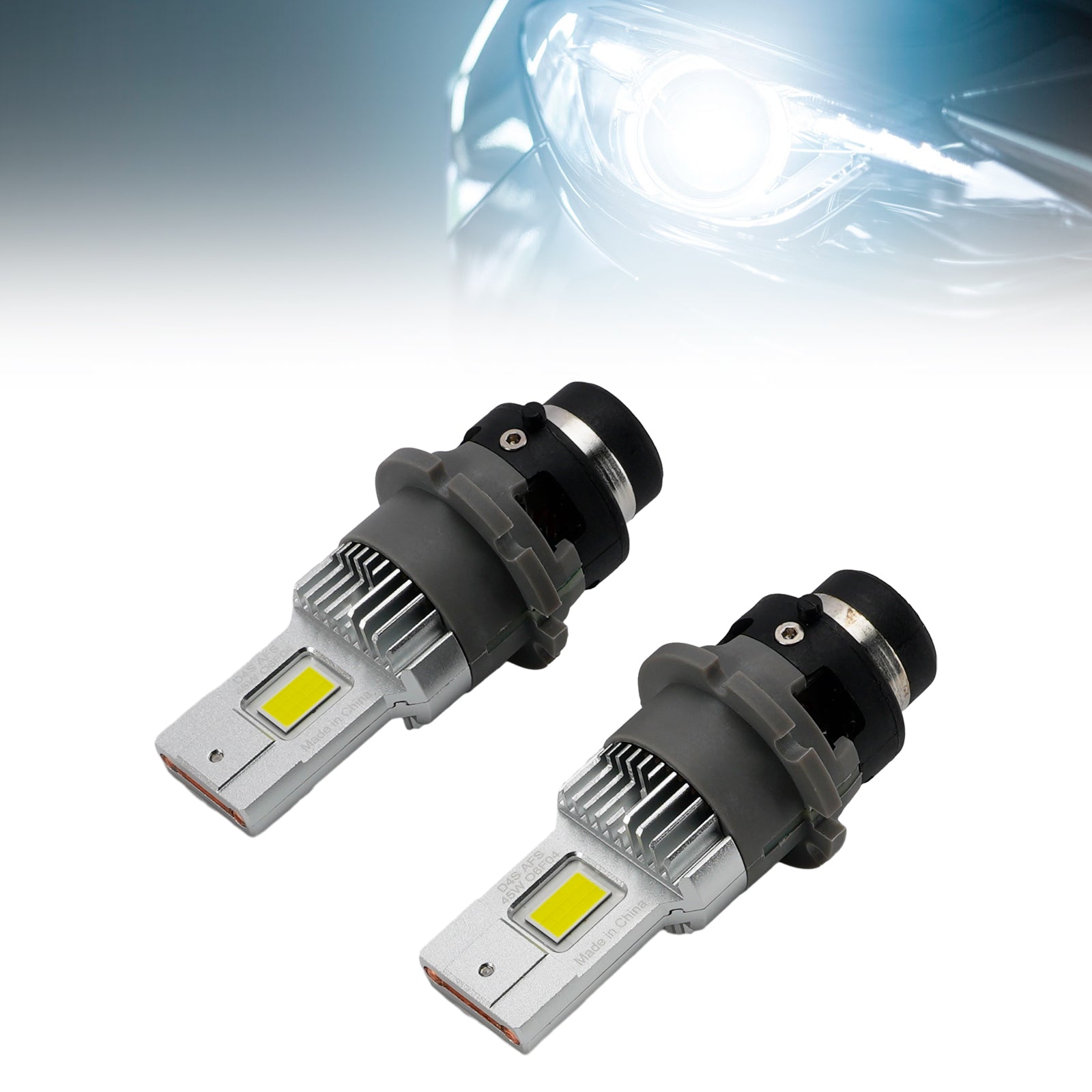 Kit Ampoule LED Phare Feu Route Croisement D4S 42V 45W 6000K Pour OSRAM 166440CW