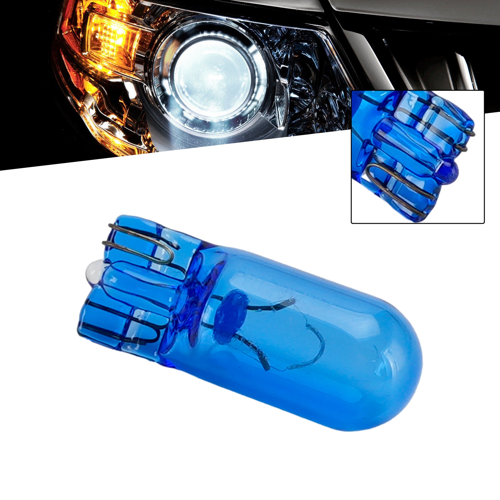 Ampoule Auxiliaire Halogène Auto W5W T10 12V 5W 4000K Pour PHILIPS YS12961BVG