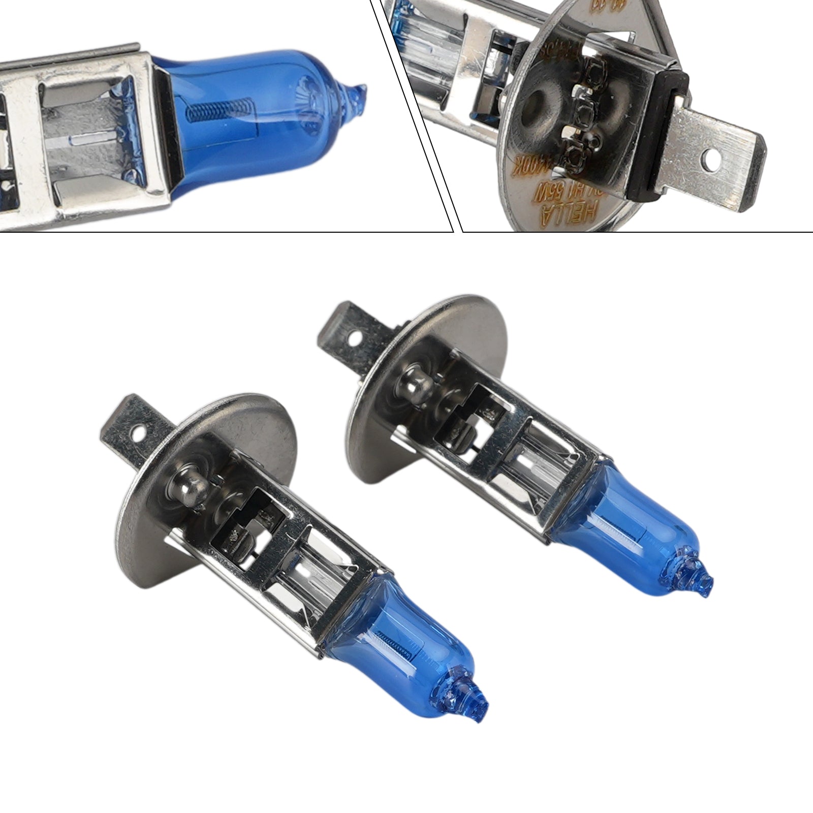Ampoule Phare Halogène Améliorée Auto H1 12V 55W Pour HELLA 8GH 002 089-432