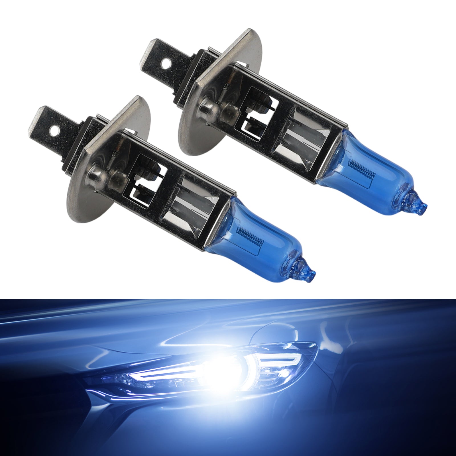 Ampoule Phare Halogène Améliorée Auto H1 12V 55W Pour HELLA 8GH 002 089-432