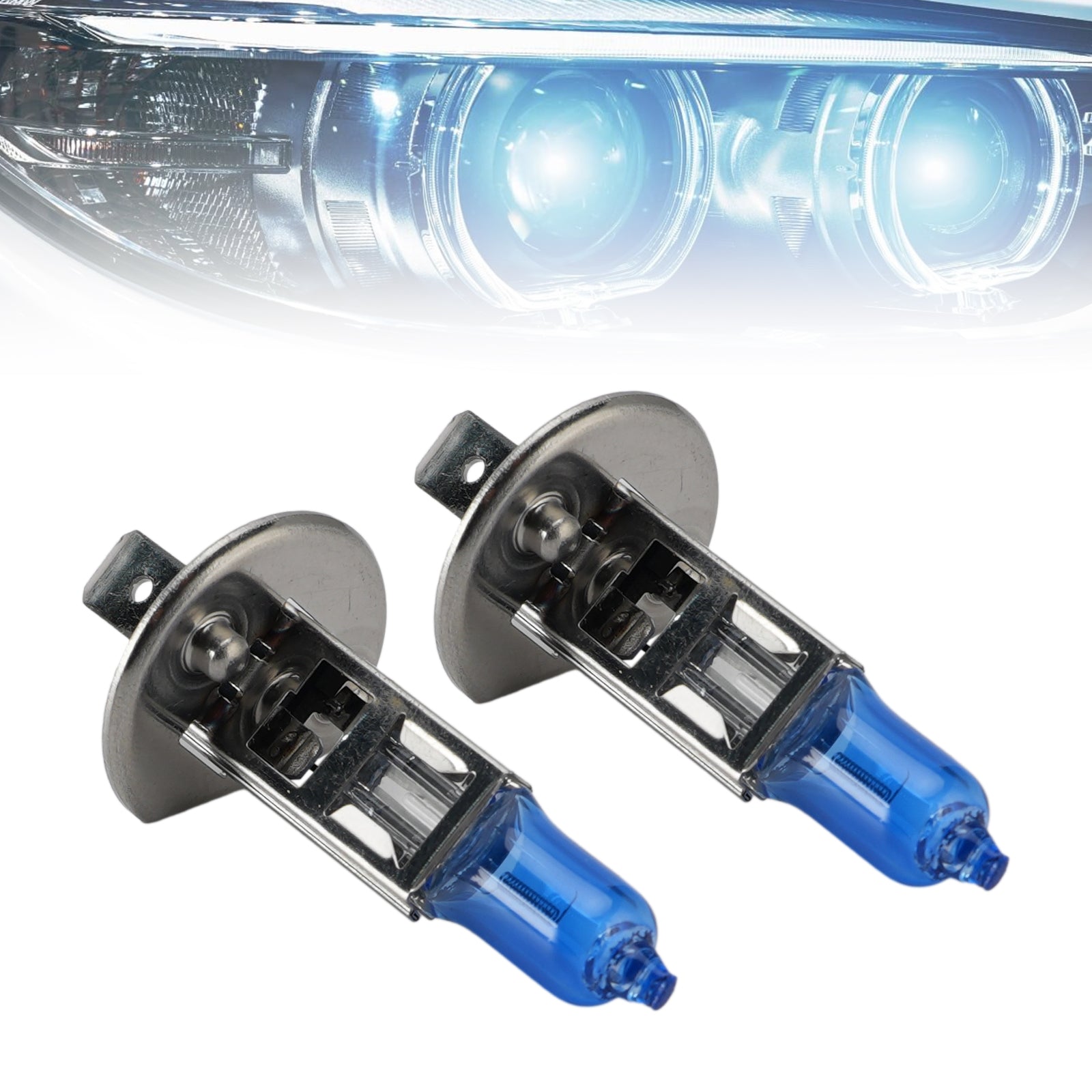 Ampoule Phare Halogène Améliorée Auto H1 12V 55W Pour HELLA 8GH 002 089-412