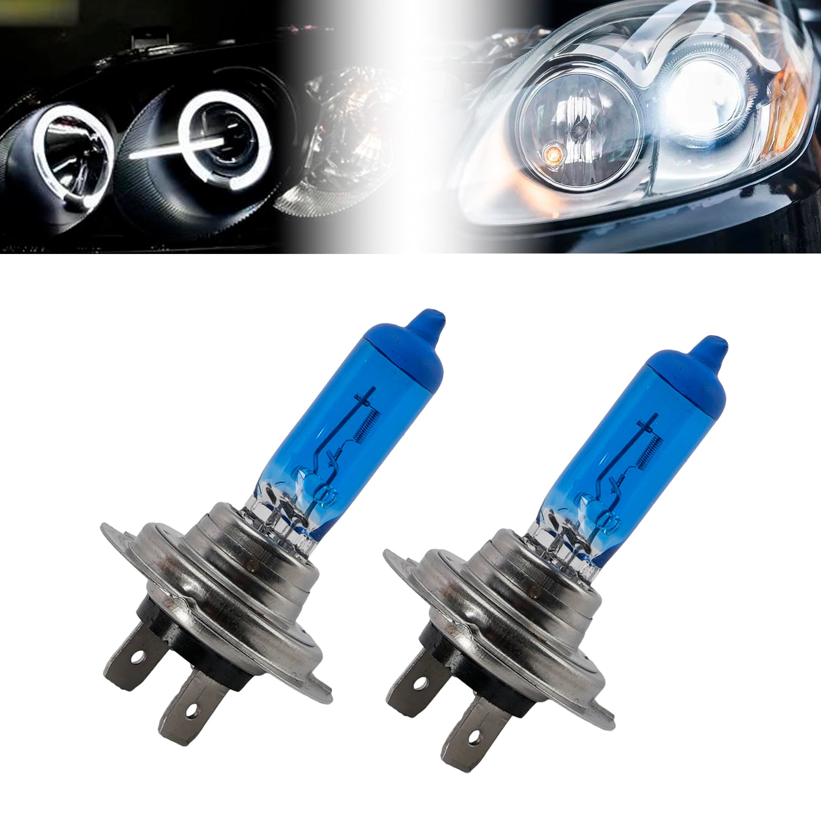 Ampoule Phare Halogène Améliorée Auto H7 12V 55W Pour HELLA 8GH 007 157-102
