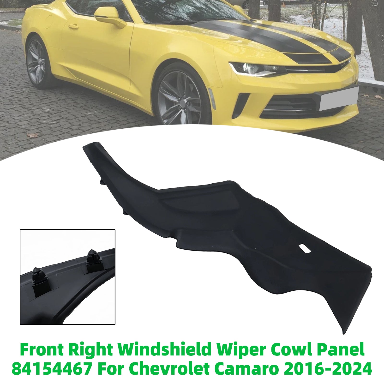 Panneau Déflecteur Pare-Brise Avant Droit 84154467 Pour Chevrolet Camaro