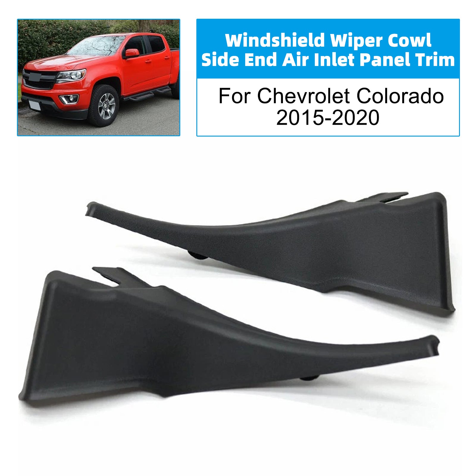 Panneau D'extrémité Latérale Déflecteur Entrée D'air Pour Chevrolet Colorado