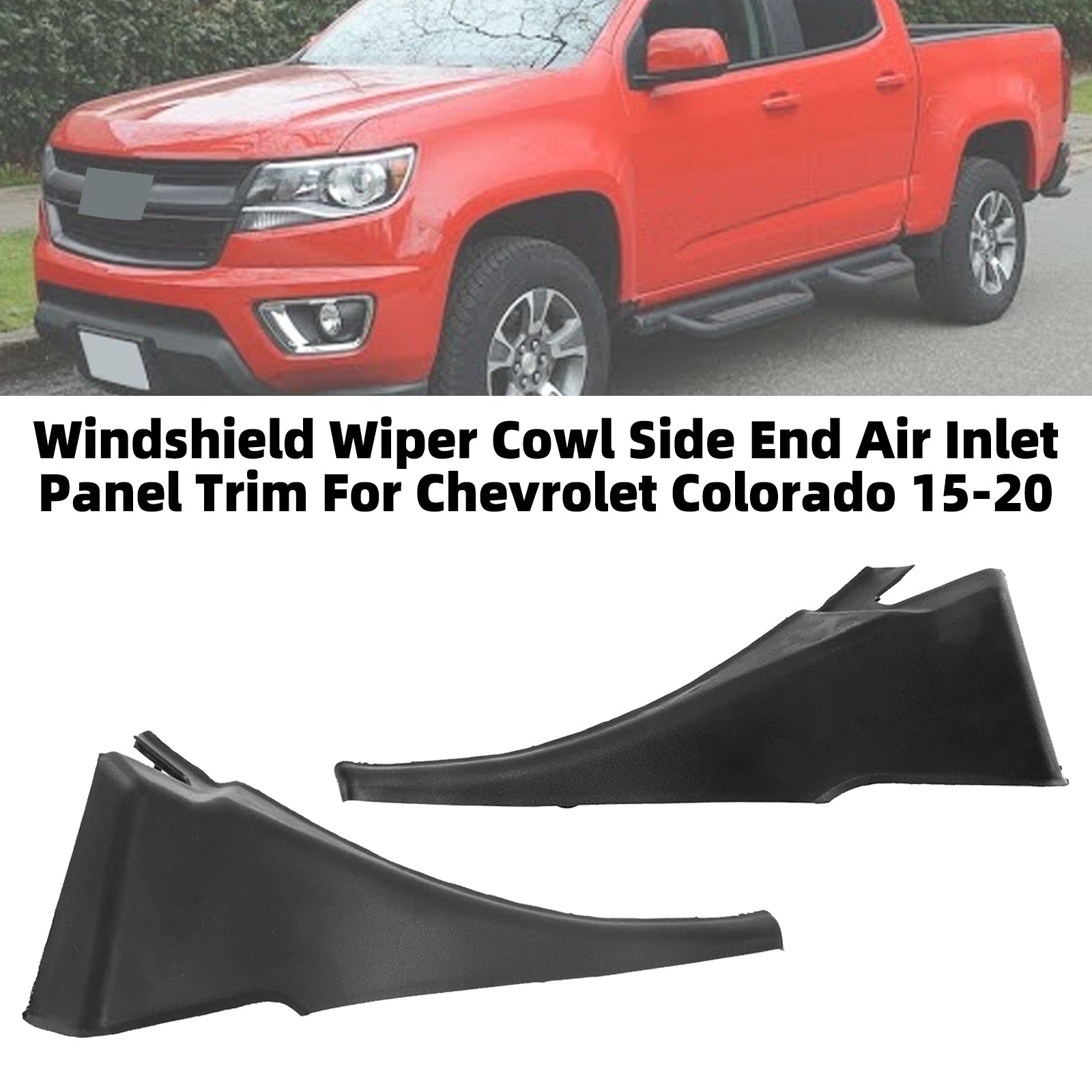 Panneau D'extrémité Latérale Déflecteur Entrée D'air Pour Chevrolet Colorado