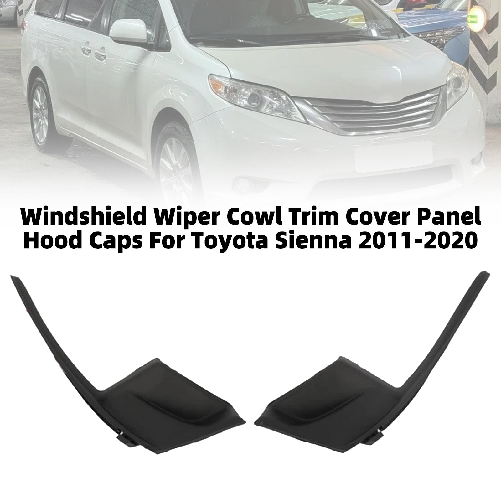 Panneau Déflecteur Pare-Brise Cache Capot Pour Toyota Sienna 2011-2020