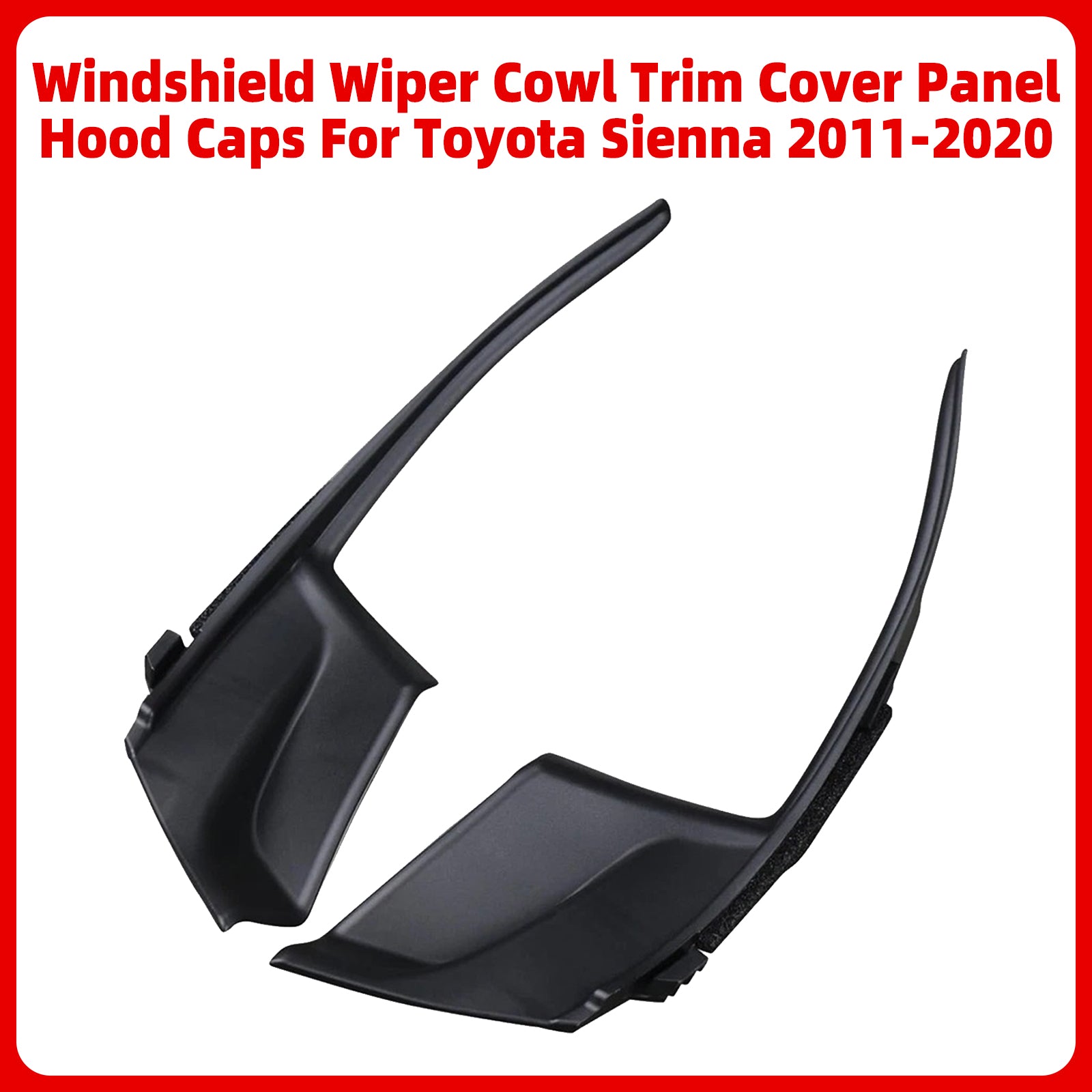 Panneau Déflecteur Pare-Brise Cache Capot Pour Toyota Sienna 2011-2020