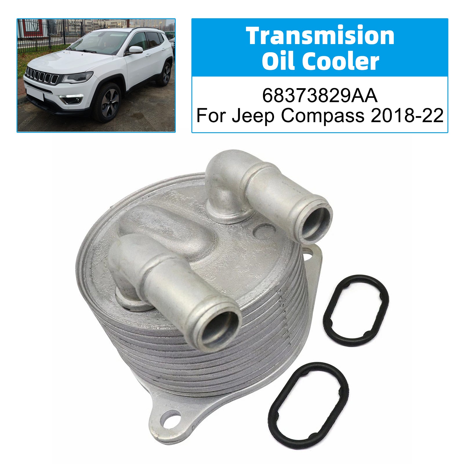 Refroidisseur d'Huile Transmission 68373829AA Pour Jeep Compass 2018-2022