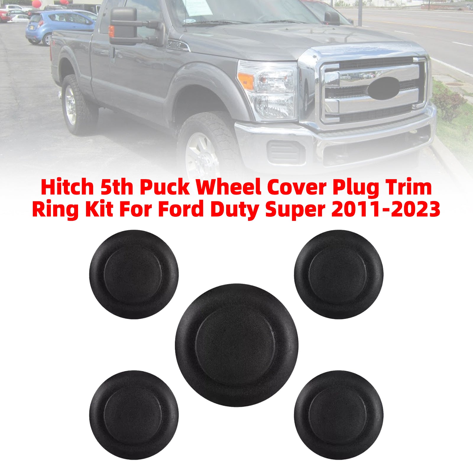 Kit Cache Prise Roue Hitch 5ème Anneau Pour Ford F-Series Super Duty 2011-2023