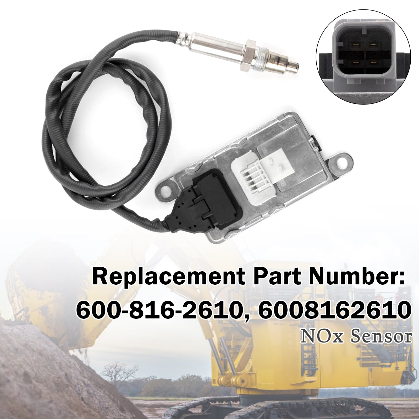 Capteur D'Oxyde D'Azote Nox 600-816-2610 Pour Komatsu PC360LC-11