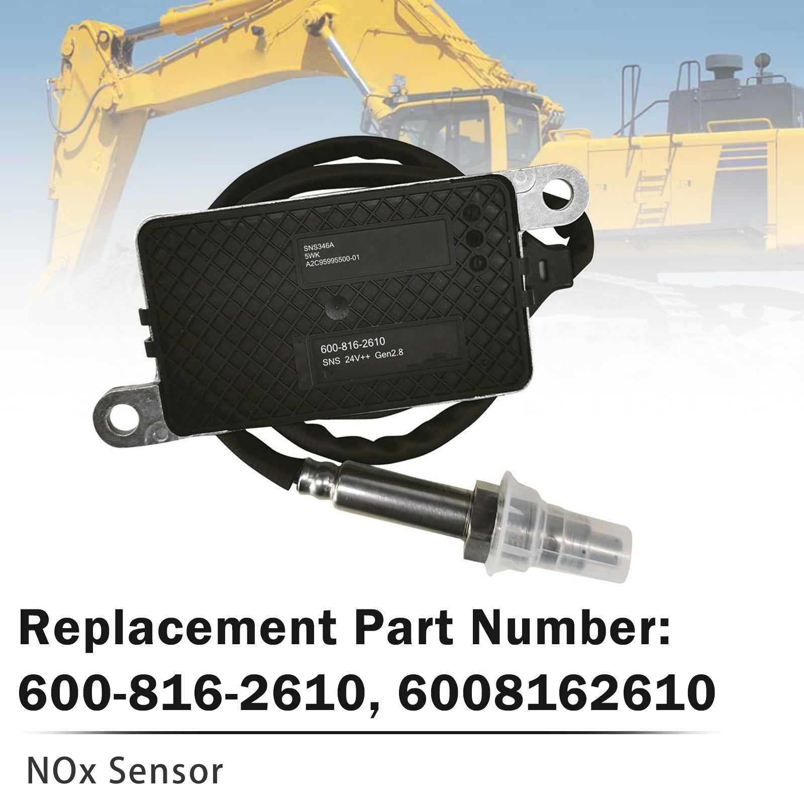 Capteur D'Oxyde D'Azote Nox 600-816-2610 Pour Komatsu PC360LC-11
