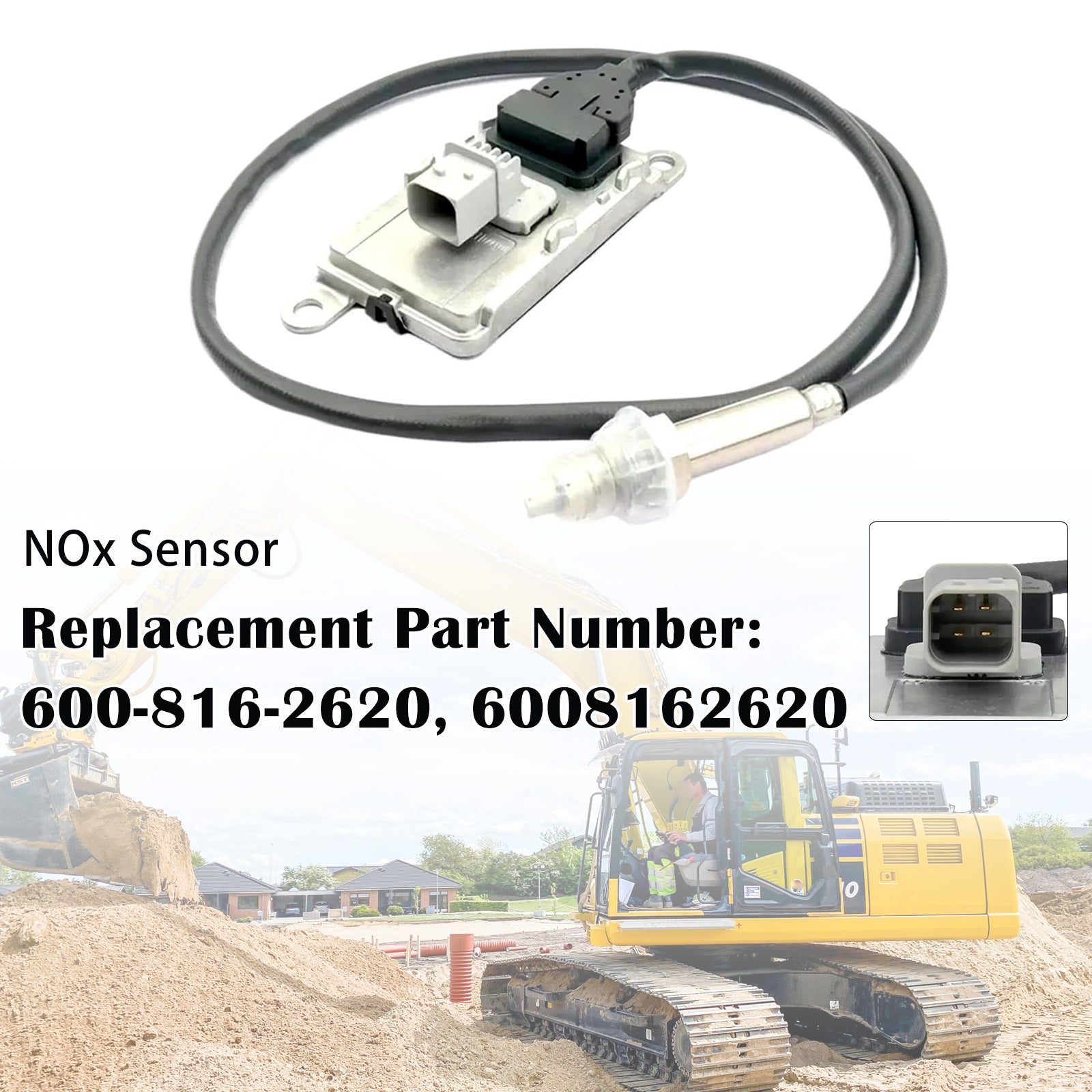 Capteur Nox 600-816-2620 Pour Komatsu Moteur SAA6D125E-7 PC210-11 WA270-8