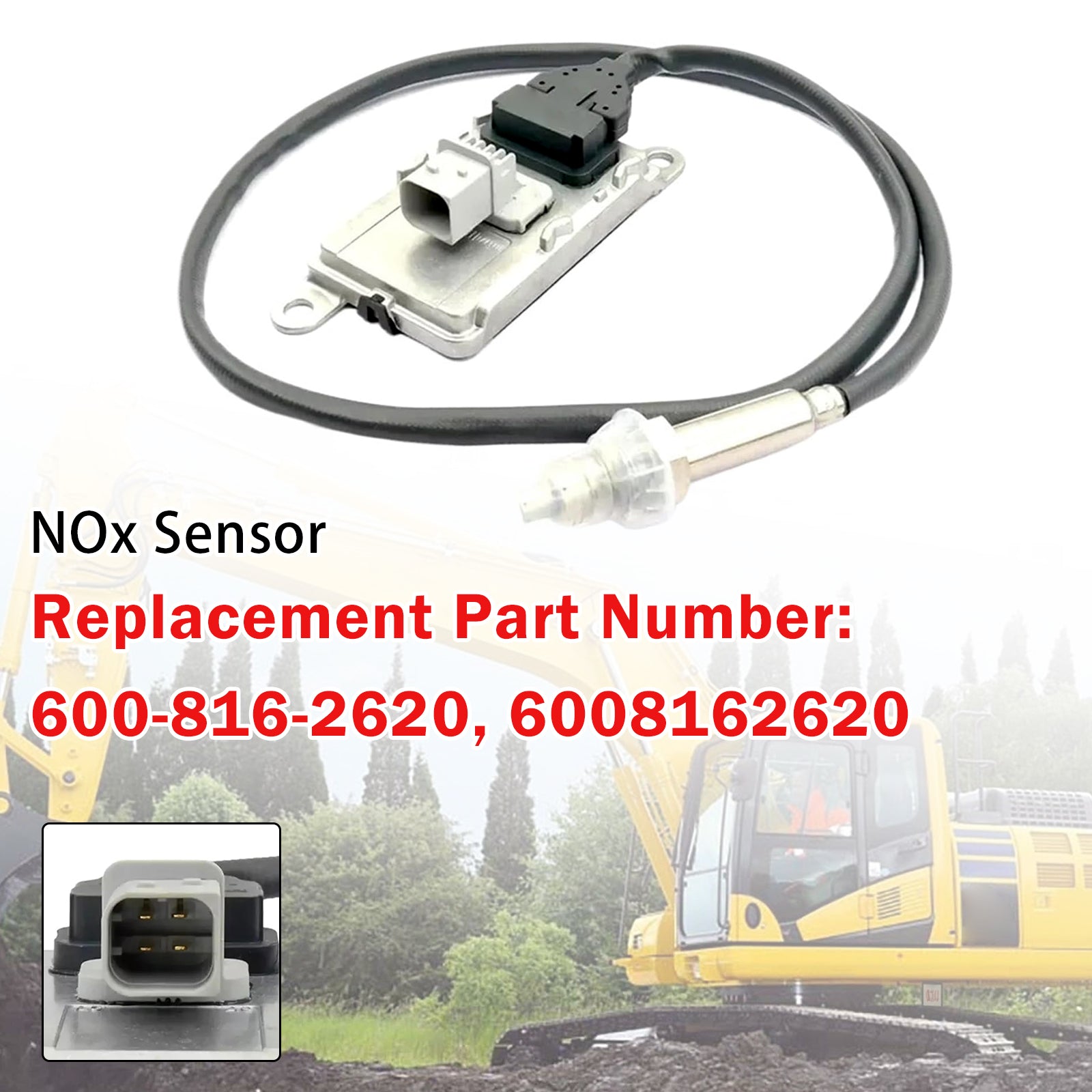 Capteur Nox 600-816-2620 Pour Komatsu Moteur SAA6D125E-7 PC210-11 WA270-8