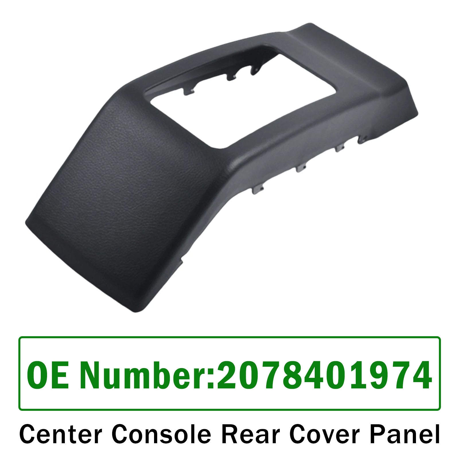 Panneau arrière console centrale noir Pour Benz W207 2010‑2016