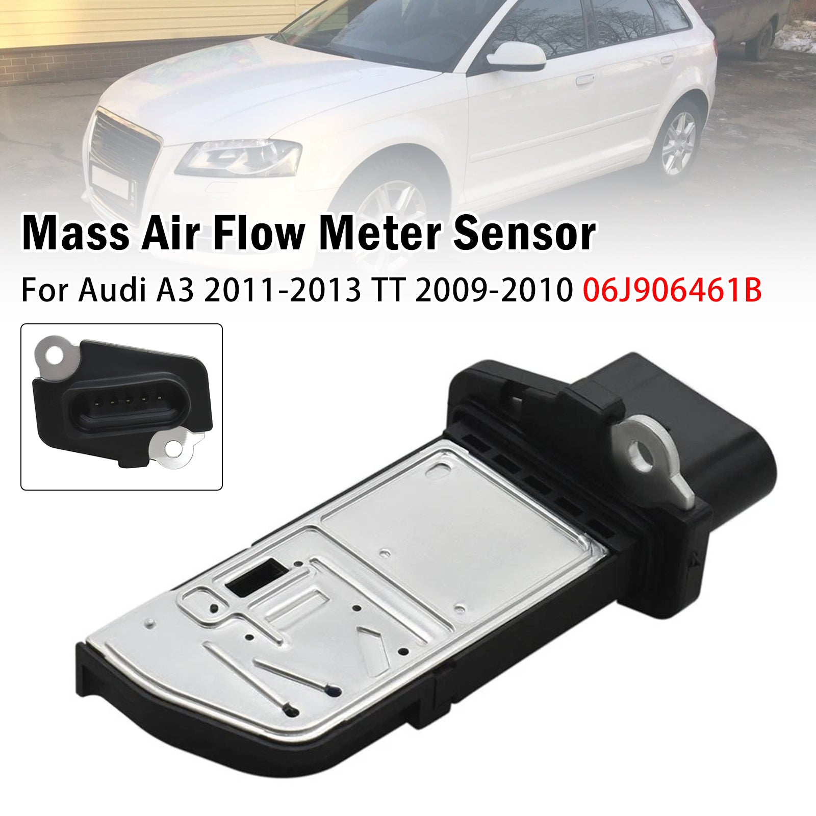 Capteur Débit Air Massique Pour Audi A3 2011-2013 TT 2009-2010 06J906461B