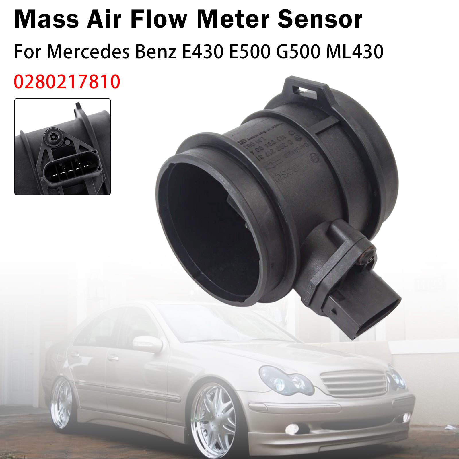 Capteur Débit Air Massique Pour Mercedes Benz E430 E500 G500 ML430 0280217810
