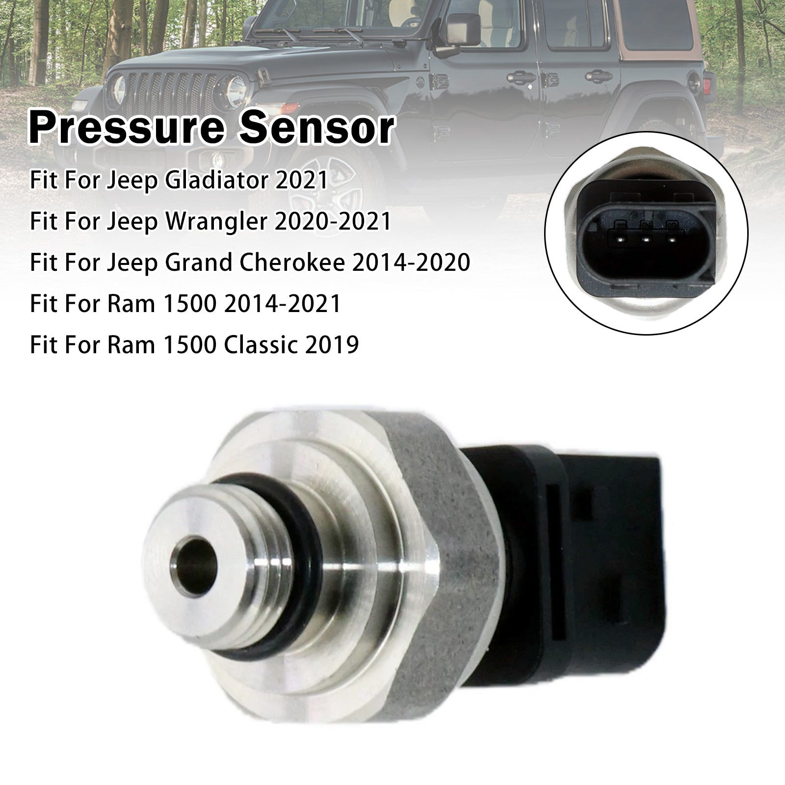 Capteur Pression Pour Jeep Grand Cherokee 2014-2020 Wrangler 2020-21 68211254AA