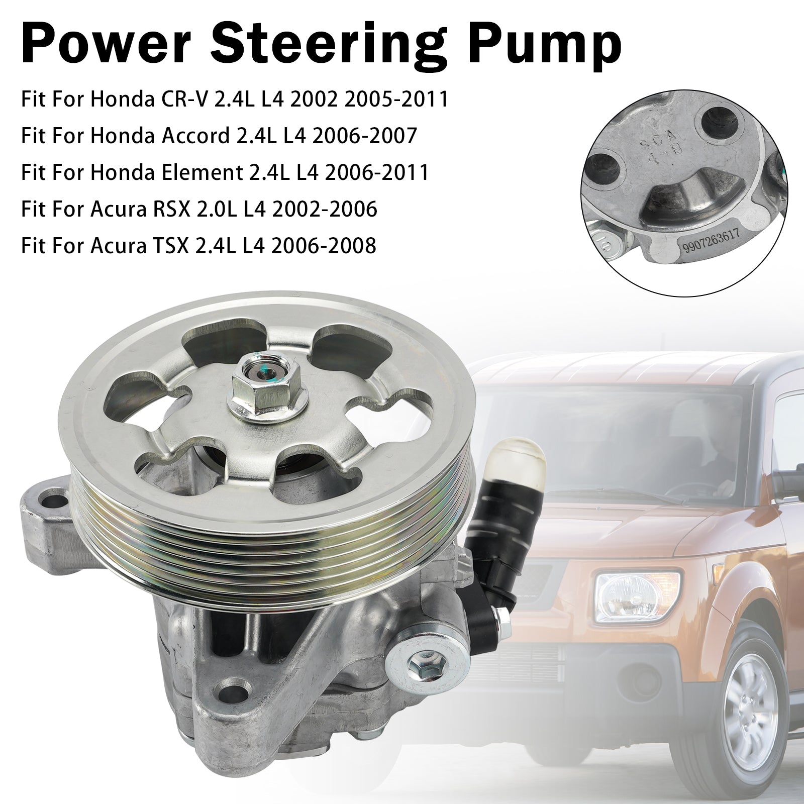 Pompe direction assistée Pour Honda Accord 06-07 Element 2006-2011 56110-RTA-003