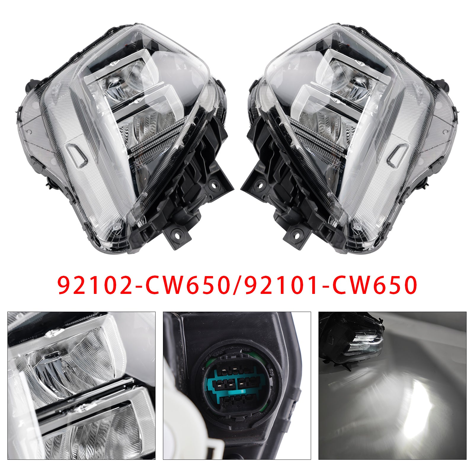 Bloc Phare Avant Gauche+Droit Pour Hyundai Tucson 2025-2026 Euro Version