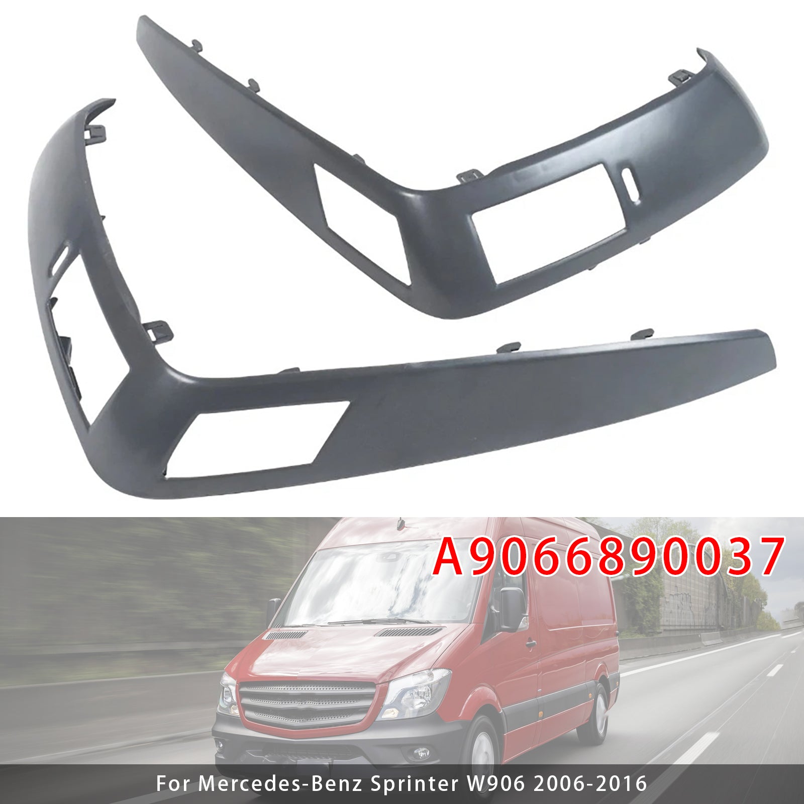 Calandre d'Aération de Capot Grise Pour Mercedes-Benz Sprinter W906 2006-2016