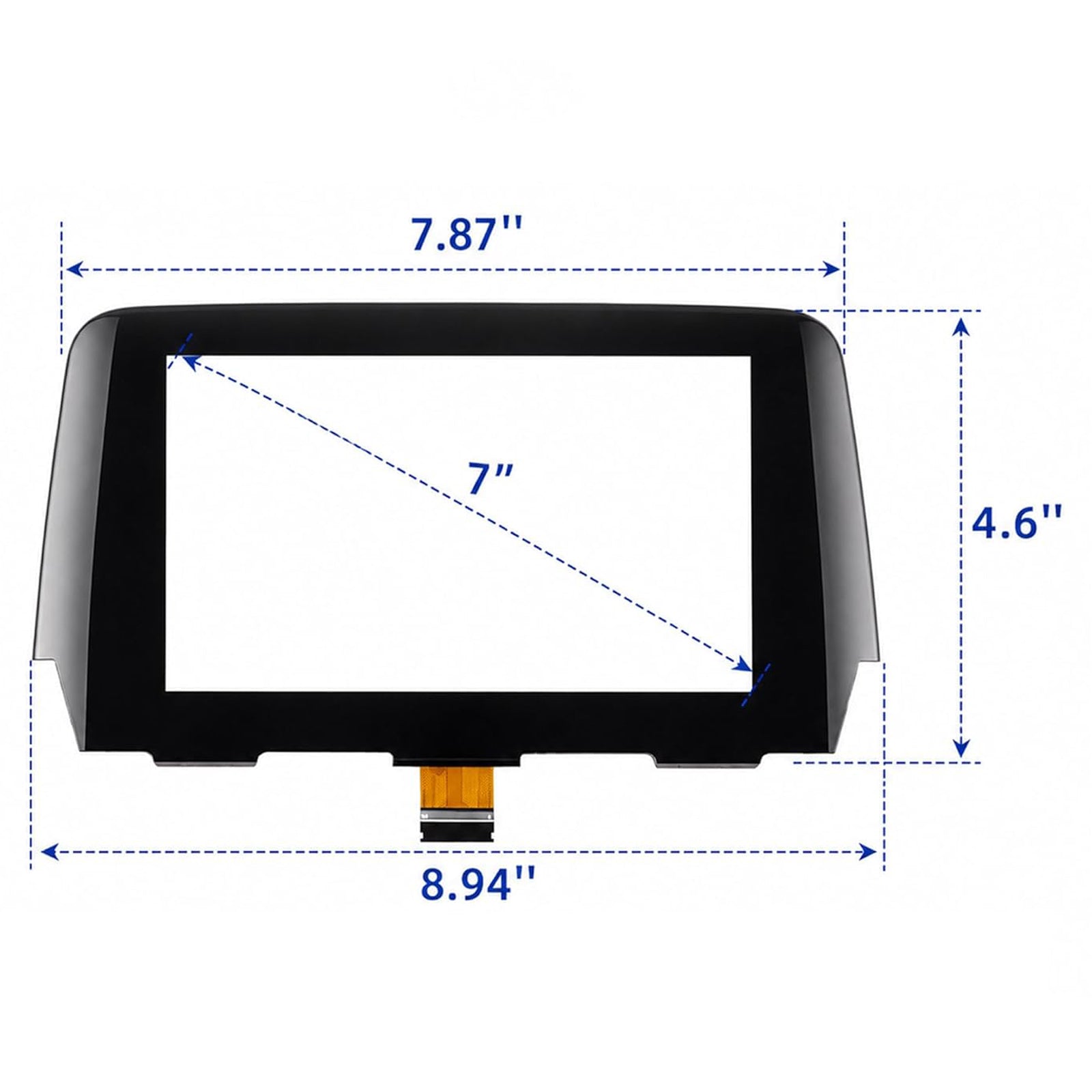 Digitiseur d'Écran Tactile de  7" GML8611J0 Pour MAZDA 6 Radio 2015-2016 36 Pin