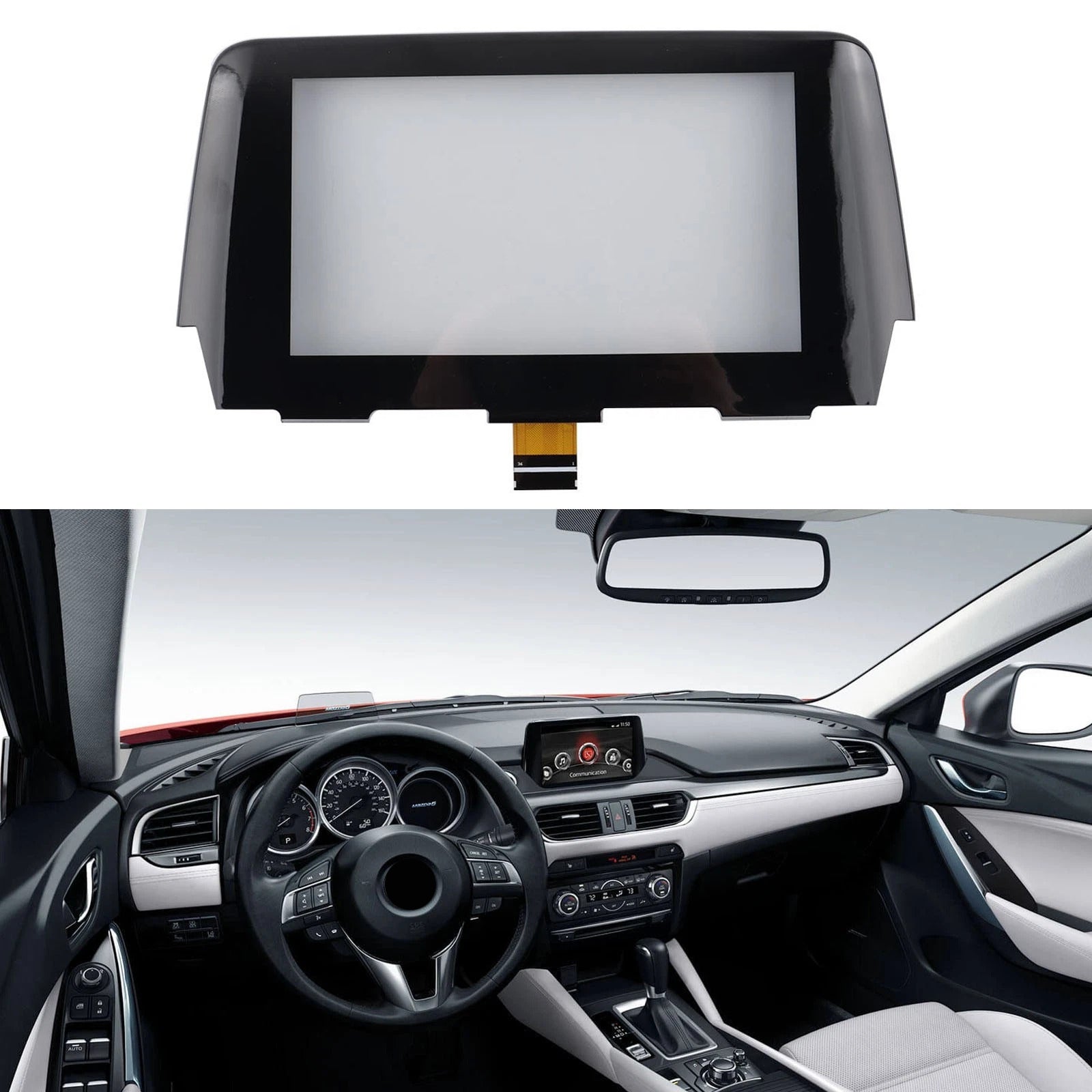Digitiseur d'Écran Tactile de  7" GML8611J0 Pour MAZDA 6 Radio 2015-2016 36 Pin