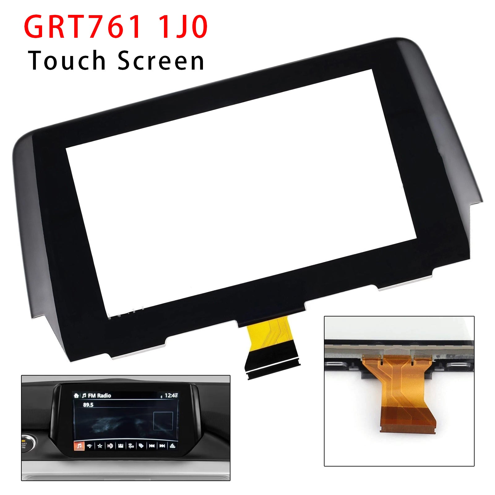 Digitiseur d'Écran Tactile 7" GRT761 1J0 Pour MAZDA 6 Radio 2017-2019 55 Pin