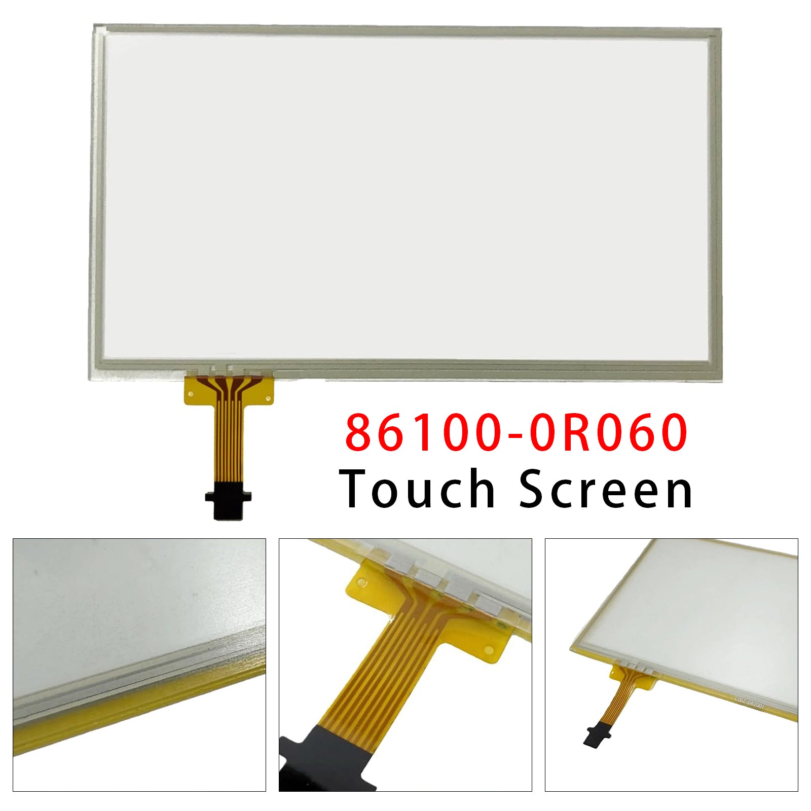 Verre Digitiseur d'Écran Tactile 6.1 inch 12 Pins Pour RAV4 Bouton APPS 14-18