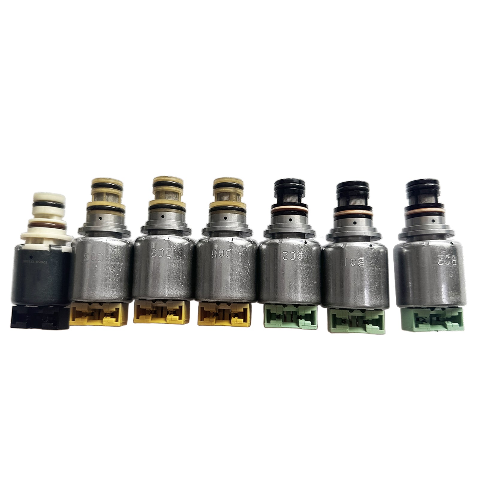 7PCS Kit d'Électrovannes de Boîte 6F15 6F35 (Type Électrovanne Noire) Pour Ford