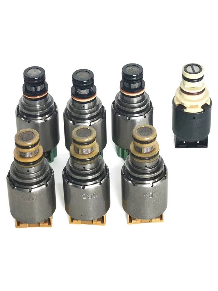 7PCS Kit d'Électrovannes de Boîte 6F15 6F35 (Type Électrovanne Noire) Pour Ford