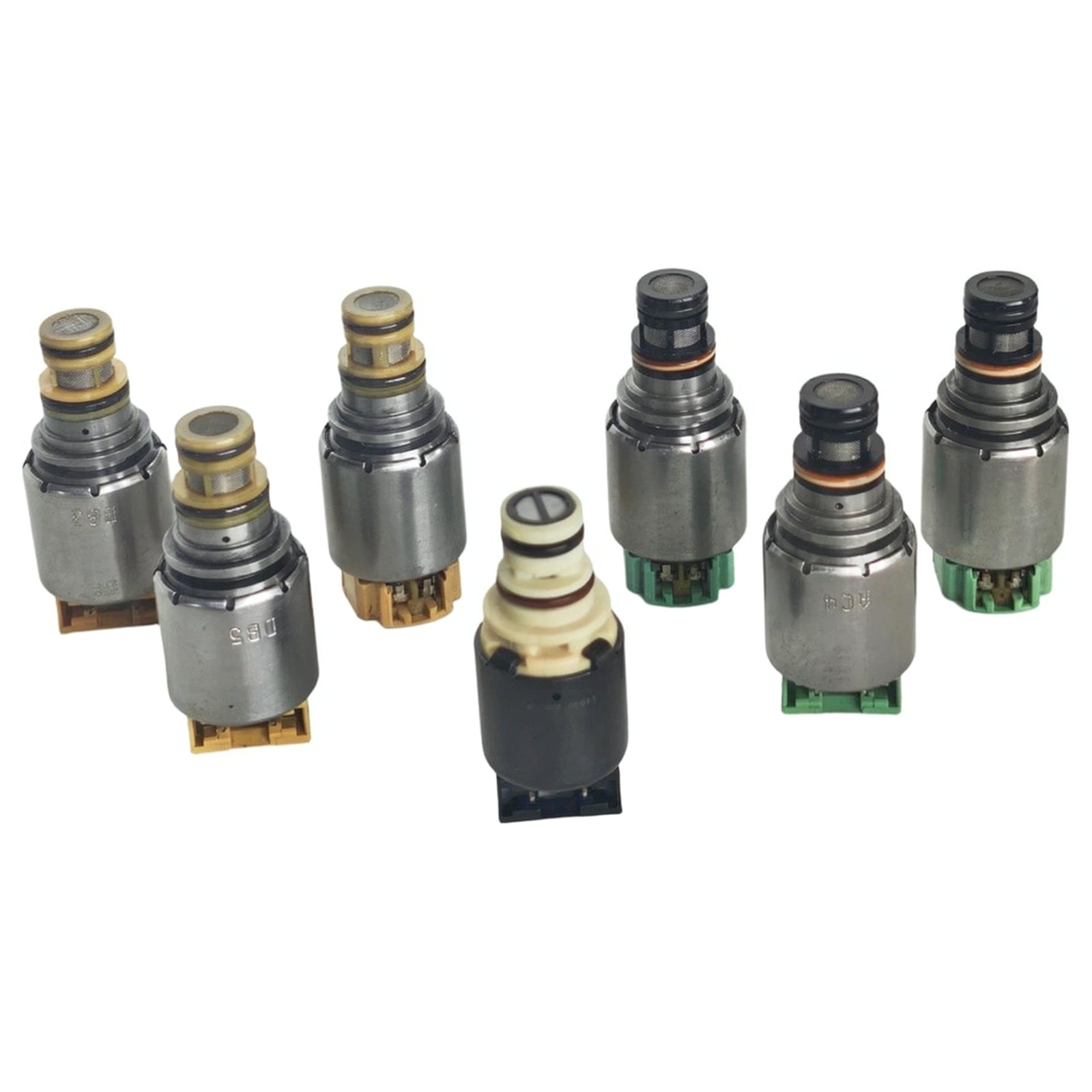7PCS Kit d'Électrovannes de Boîte 6F15 6F35 (Type Électrovanne Noire) Pour Ford