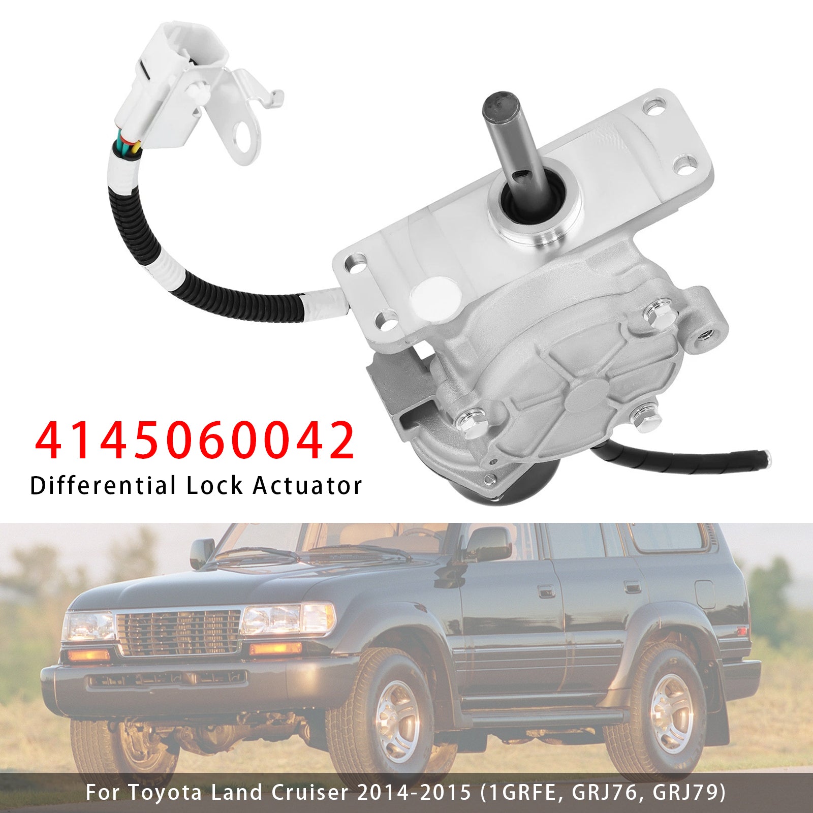 Actionneur de Verrouillage de Différentiel Arrière Pour Toyota Land Cruiser