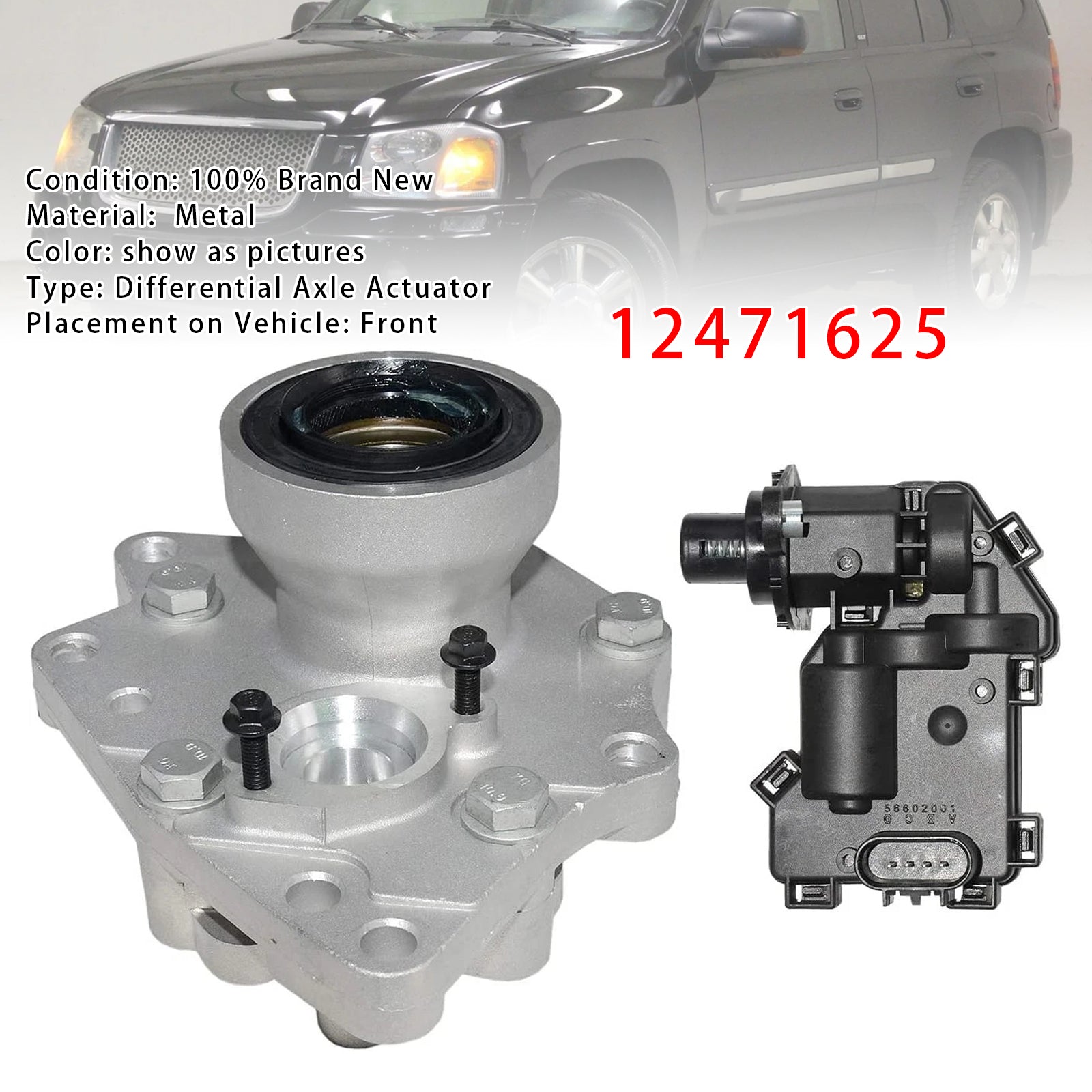 4WD Boîtier de Déconnexion d'Essieu Différentiel Avant Pour Trailblazer 02-2009