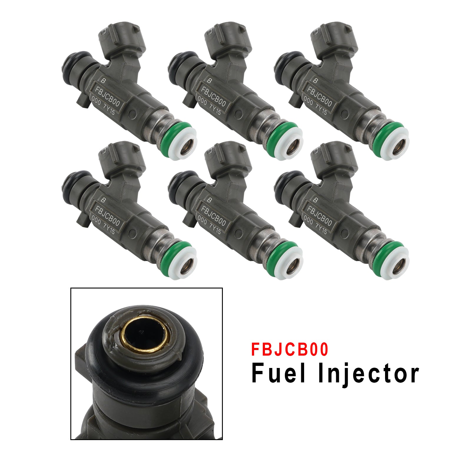 6X Injecteur Carburant Pour Chevrolet Pour GM Luz DMAX 7Y15 3.5L V6 FBJCB00