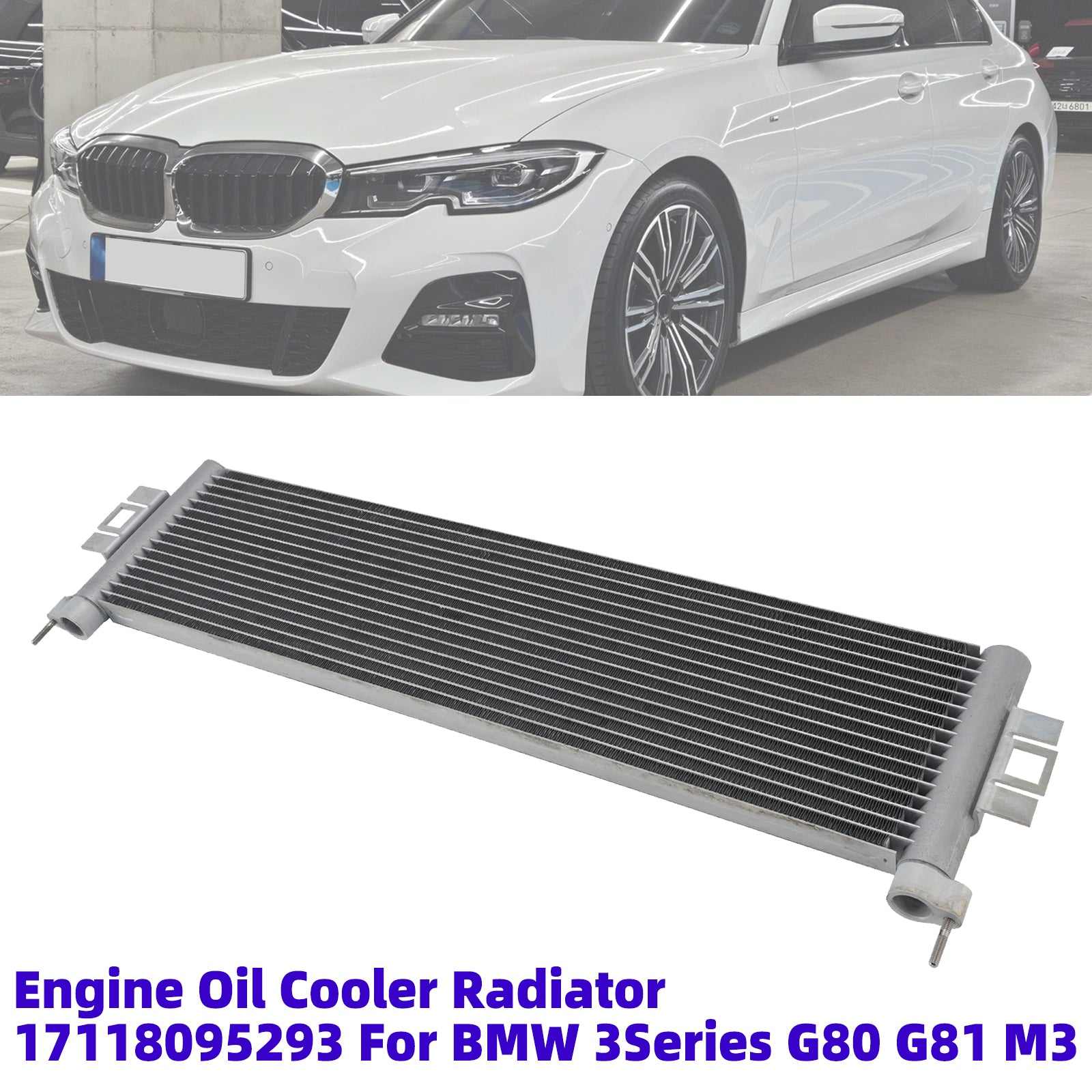 Refroidisseur d'Huile Moteur Radiateur 17118095293 Pour BMW Série 3 G80 G81 M3