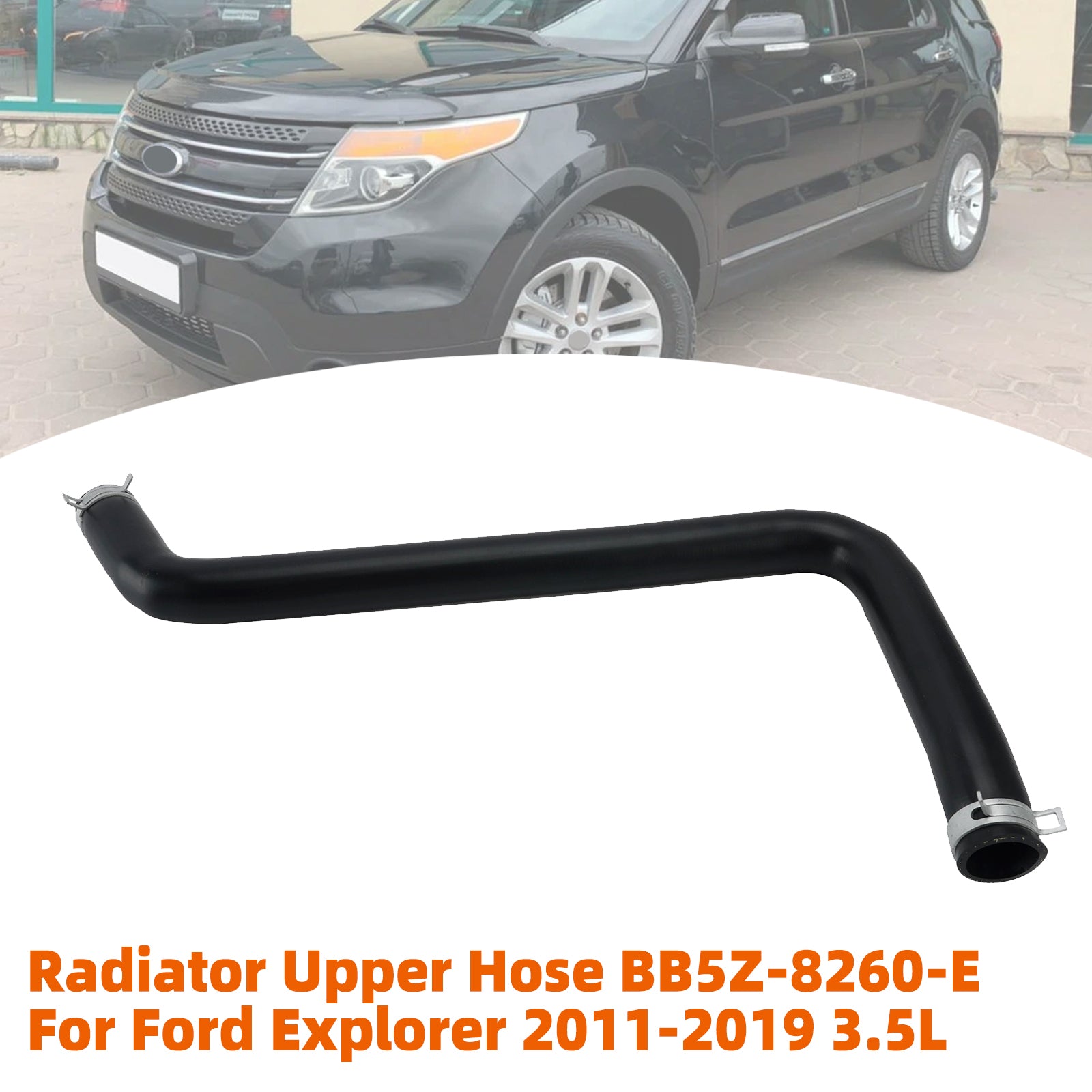 Durite Supérieure Radiateur BB5Z-8260-E Pour Ford Explorer 2011-2019 3.5L