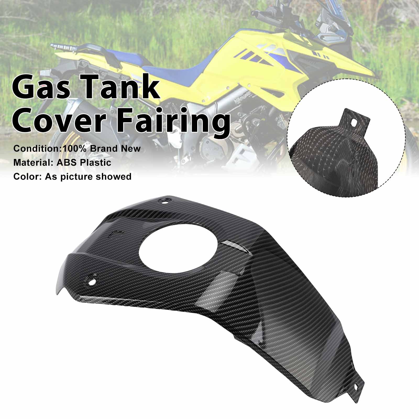 Habillage de réservoir pour SUZUKI V-Strom 1050 DL1050 2020-2024 Carbon