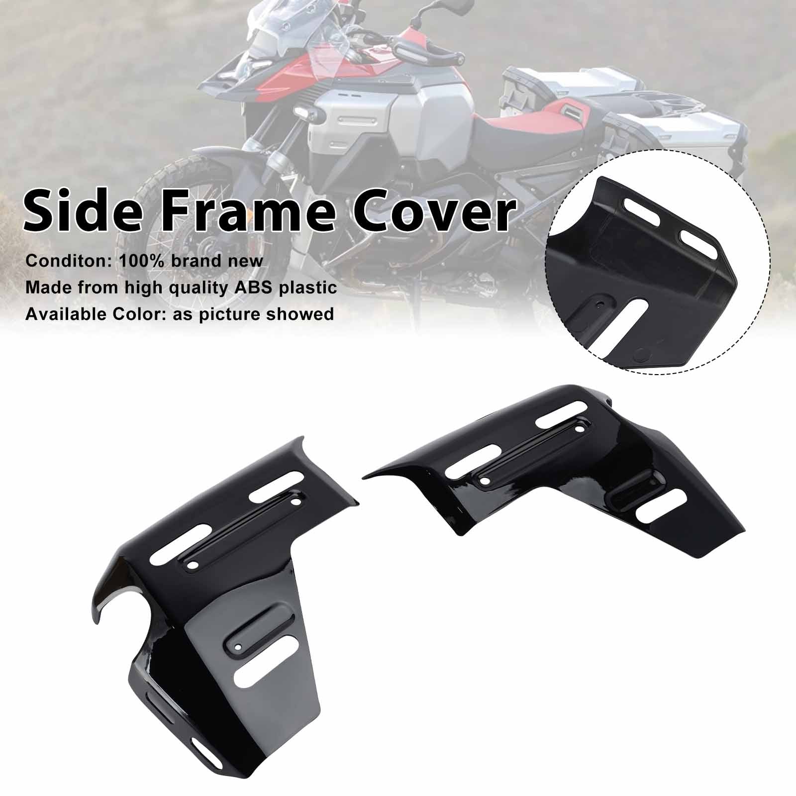 Cache de carénage latéral de cadre pour BMW R1300GS ADV 2025-2026 Black